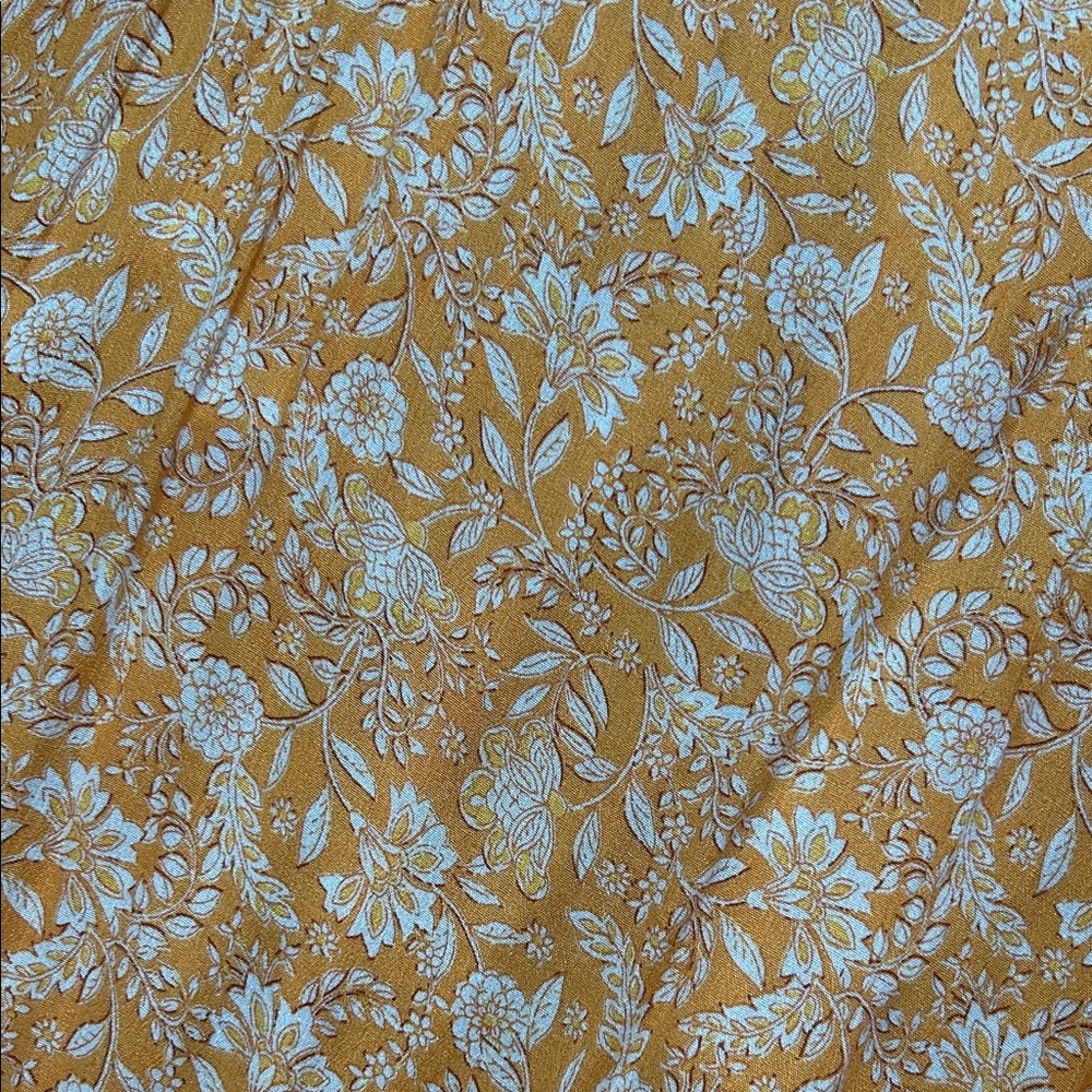 Promesa Mustard Floral Maxi Dress - Picture 5 of 9